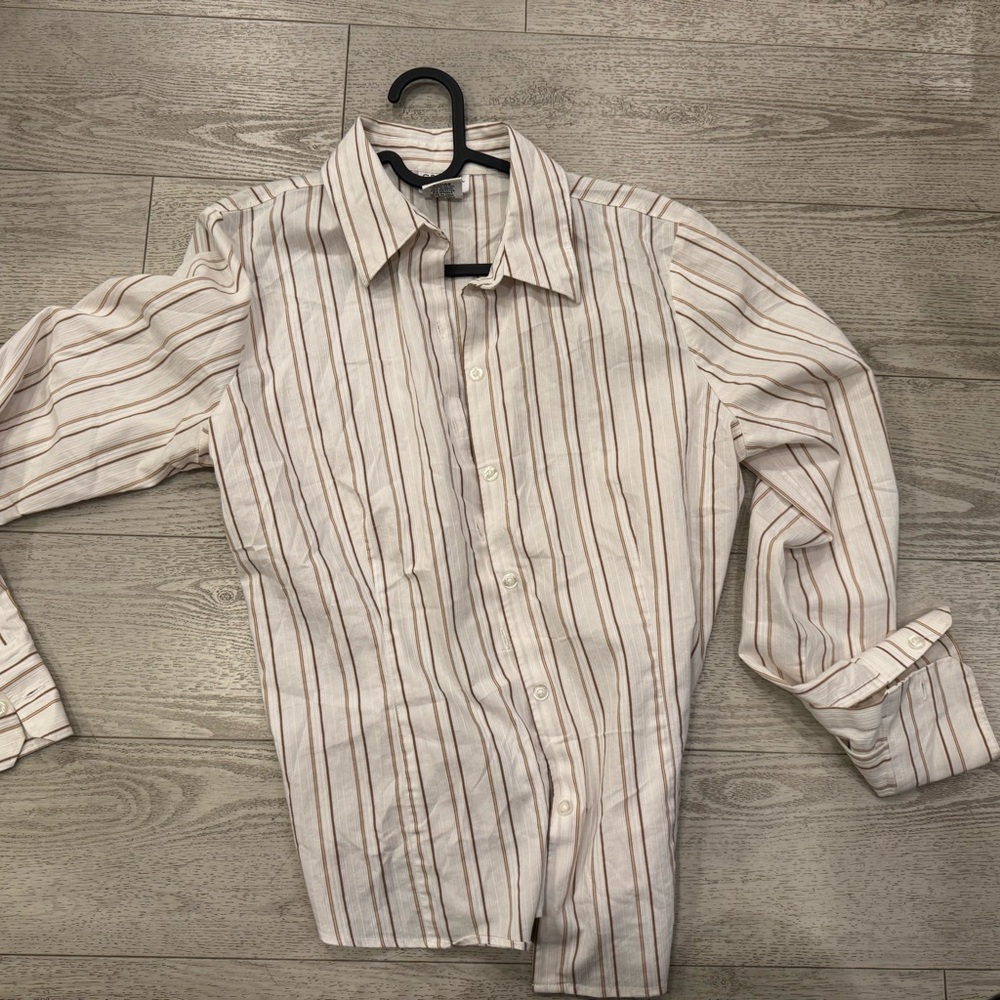 Women’s Striped Button-Down Shirt